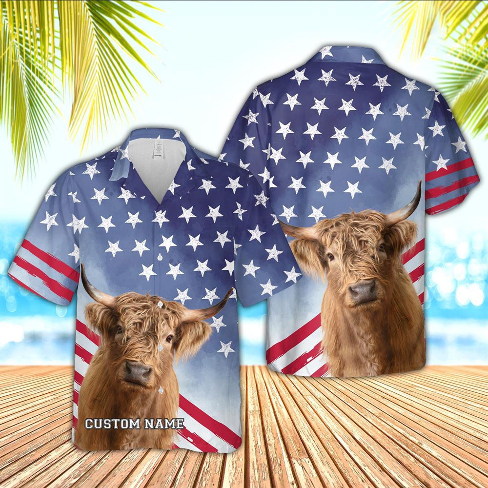 Farm Hawaiian Shirt Highland Cattle Star Pattern Customized Name 3D Hawaiian Shirt Animal Hawaiian Shirt 2 i3oc3p.jpg Farm Hawaiian Shirt Highland Cattle Star Pattern Customized Name 3D Hawaiian Shirt Animal Hawaiian Shirt 2 i3oc3p.jpg