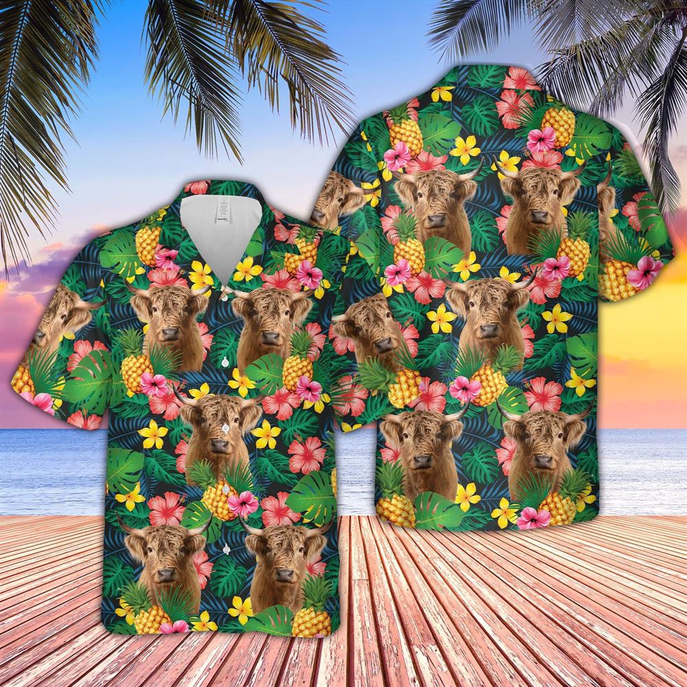 Farm Hawaiian Shirt Highland Cattle Summer Pattern 3D Hawaiian Shirt Animal Hawaiian Shirt 1 u3omzc.jpg Farm Hawaiian Shirt Highland Cattle Summer Pattern 3D Hawaiian Shirt Animal Hawaiian Shirt 1 u3omzc.jpg