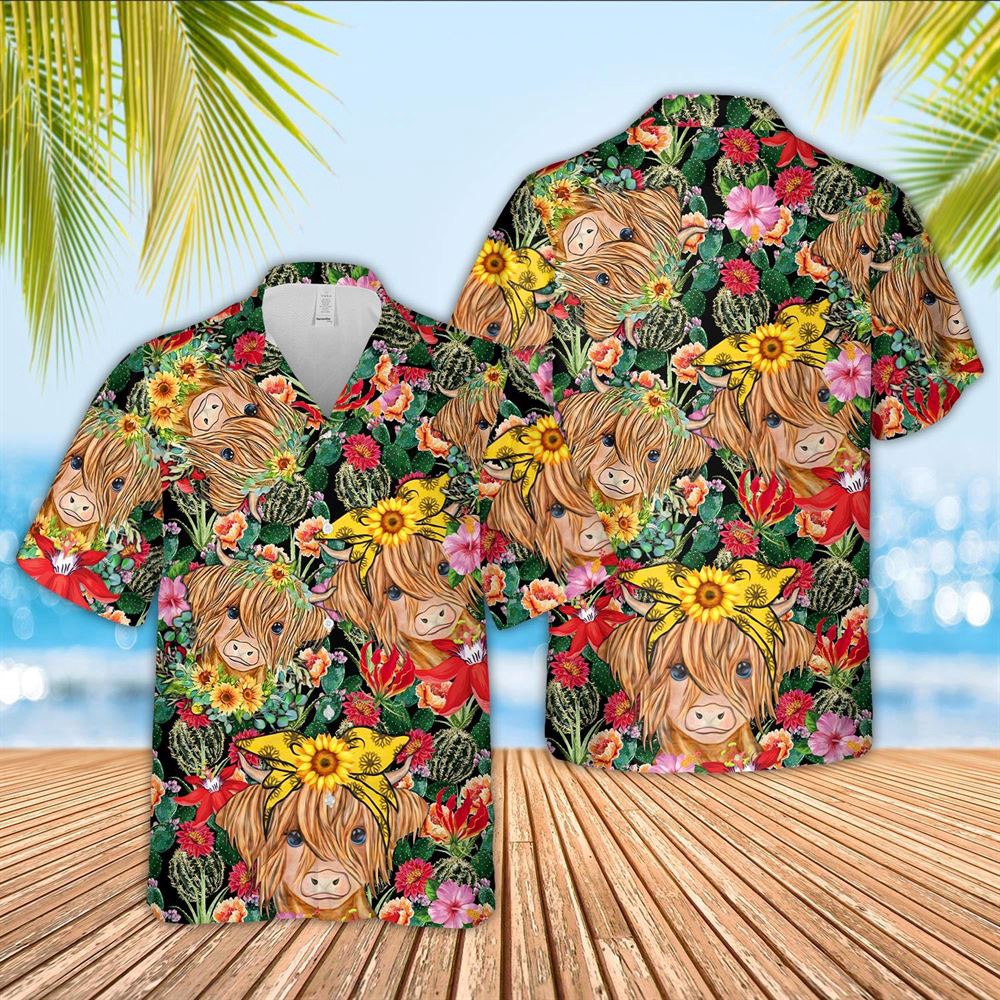 Farm Hawaiian Shirt Highland Cow And Flower Drawing Hawaiian Shirt Animal Hawaiian Shirt 1 nfzp70.jpg Farm Hawaiian Shirt Highland Cow And Flower Drawing Hawaiian Shirt Animal Hawaiian Shirt 1 nfzp70.jpg