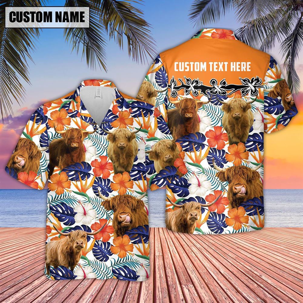 Farm Hawaiian Shirt Highland Hibiscus Blue Floral Custom Name 3D Hawaiian Shirt Animal Hawaiian Shirt 2 k6hi9n.jpg Farm Hawaiian Shirt Highland Hibiscus Blue Floral Custom Name 3D Hawaiian Shirt Animal Hawaiian Shirt 2 k6hi9n.jpg