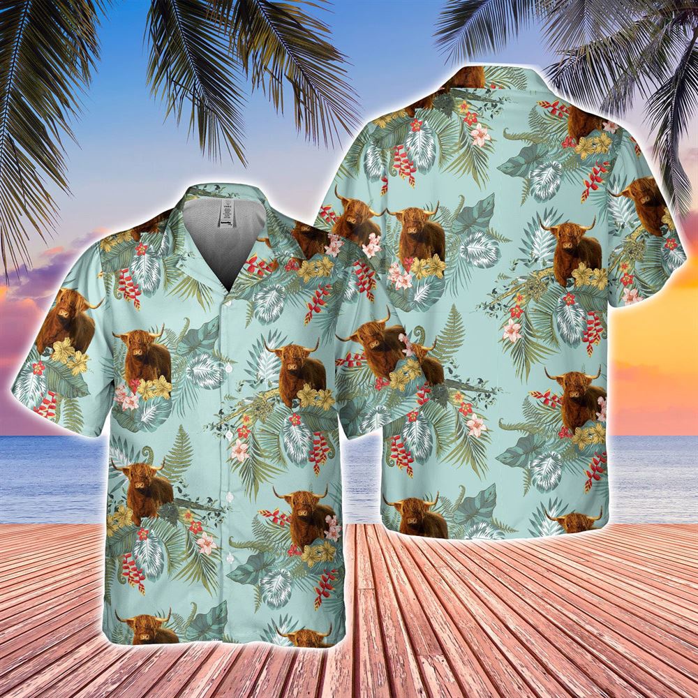 Farm Hawaiian Shirt Highland Tropical Flowers Pattern Hawaiian Shirt Animal Hawaiian Shirt 1 k0zkw8.jpg Farm Hawaiian Shirt Highland Tropical Flowers Pattern Hawaiian Shirt Animal Hawaiian Shirt 1 k0zkw8.jpg