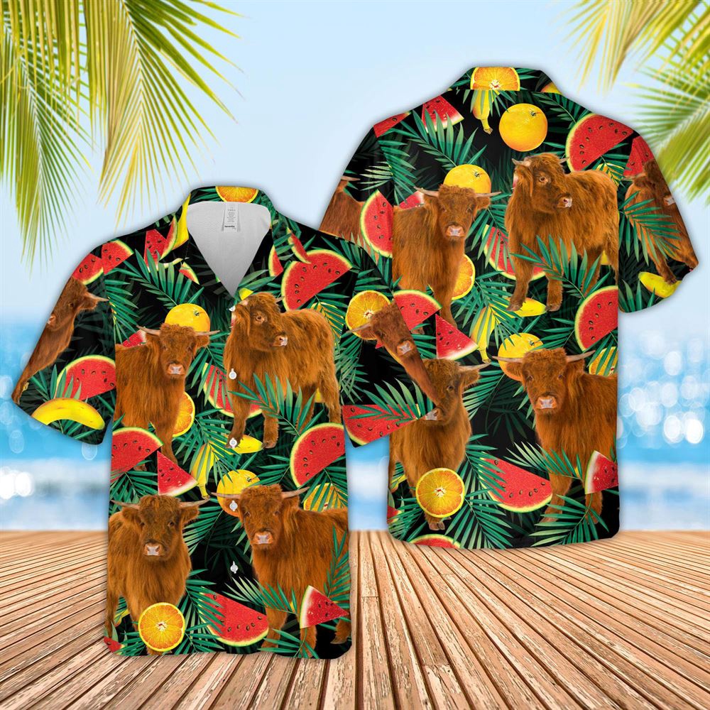 Farm Hawaiian Shirt Highland Watermelon Hawaiian Shirt Animal Hawaiian Shirt 1 vvviot.jpg