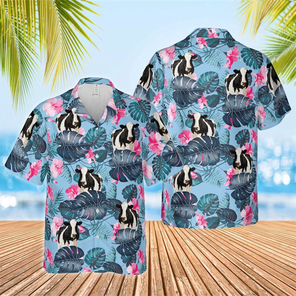 Farm Hawaiian Shirt Holstein Blue Hibiscus Hawaiian Shirt Animal Hawaiian Shirt 1 olzc1a.jpg Farm Hawaiian Shirt Holstein Blue Hibiscus Hawaiian Shirt Animal Hawaiian Shirt 1 olzc1a.jpg