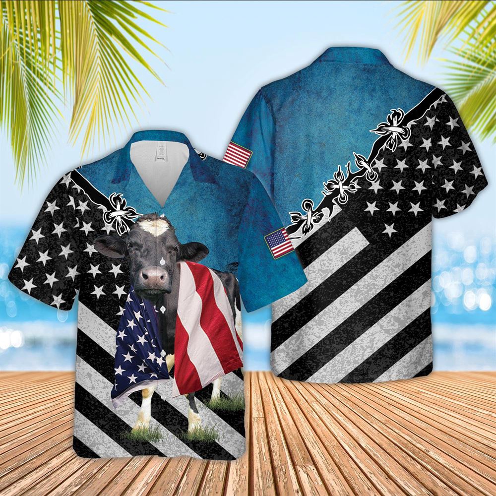 Farm Hawaiian Shirt Holstein Cattle American Flag Hawaiian Shirt Animal Hawaiian Shirt 1 o9bapc.jpg Farm Hawaiian Shirt Holstein Cattle American Flag Hawaiian Shirt Animal Hawaiian Shirt 1 o9bapc.jpg