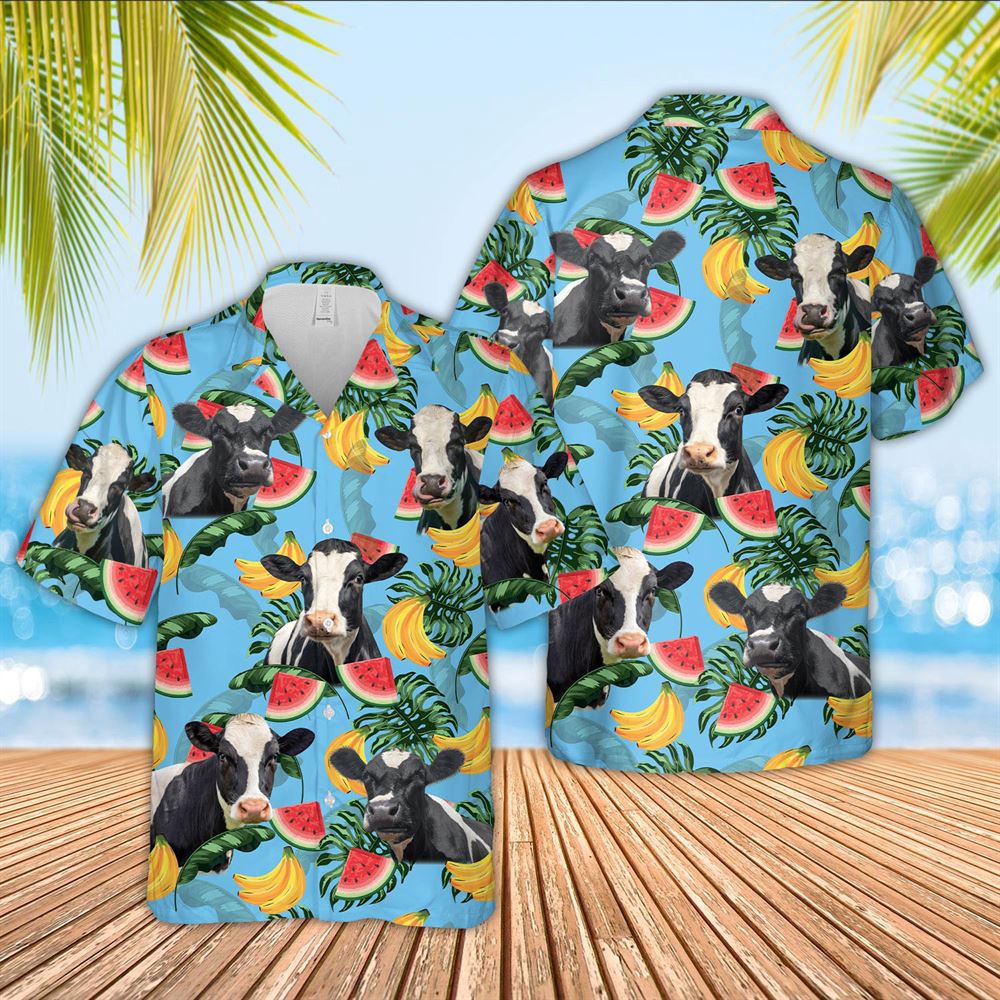 Farm Hawaiian Shirt Holstein Cattle Blue Tropical Fruits Pattern Hawaiian Shirt Animal Hawaiian Shirt 1 ju5rkv.jpg Farm Hawaiian Shirt Holstein Cattle Blue Tropical Fruits Pattern Hawaiian Shirt Animal Hawaiian Shirt 1 ju5rkv.jpg