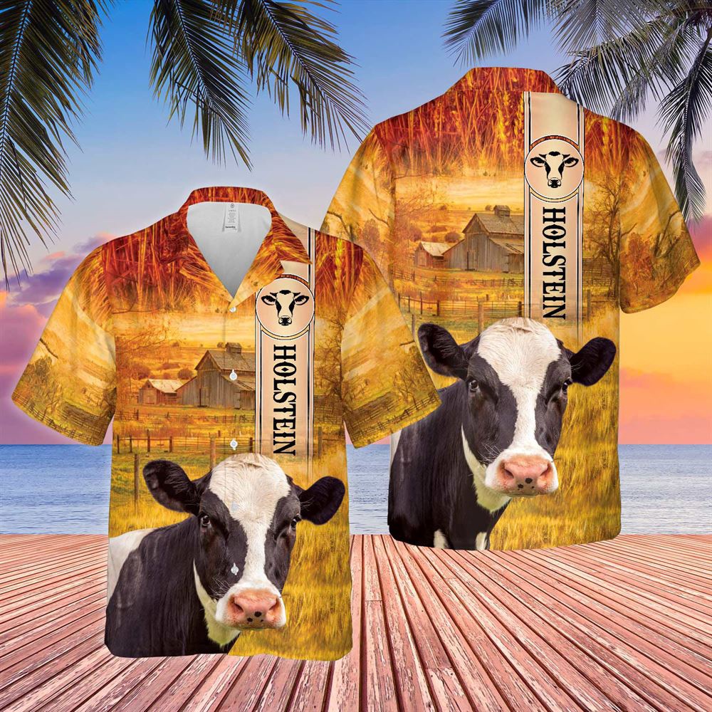 Farm Hawaiian Shirt Holstein Cattle Breed All Printed 3D Hawaiian Shirt Animal Hawaiian Shirt 1 nj72o6.jpg Farm Hawaiian Shirt Holstein Cattle Breed All Printed 3D Hawaiian Shirt Animal Hawaiian Shirt 1 nj72o6.jpg