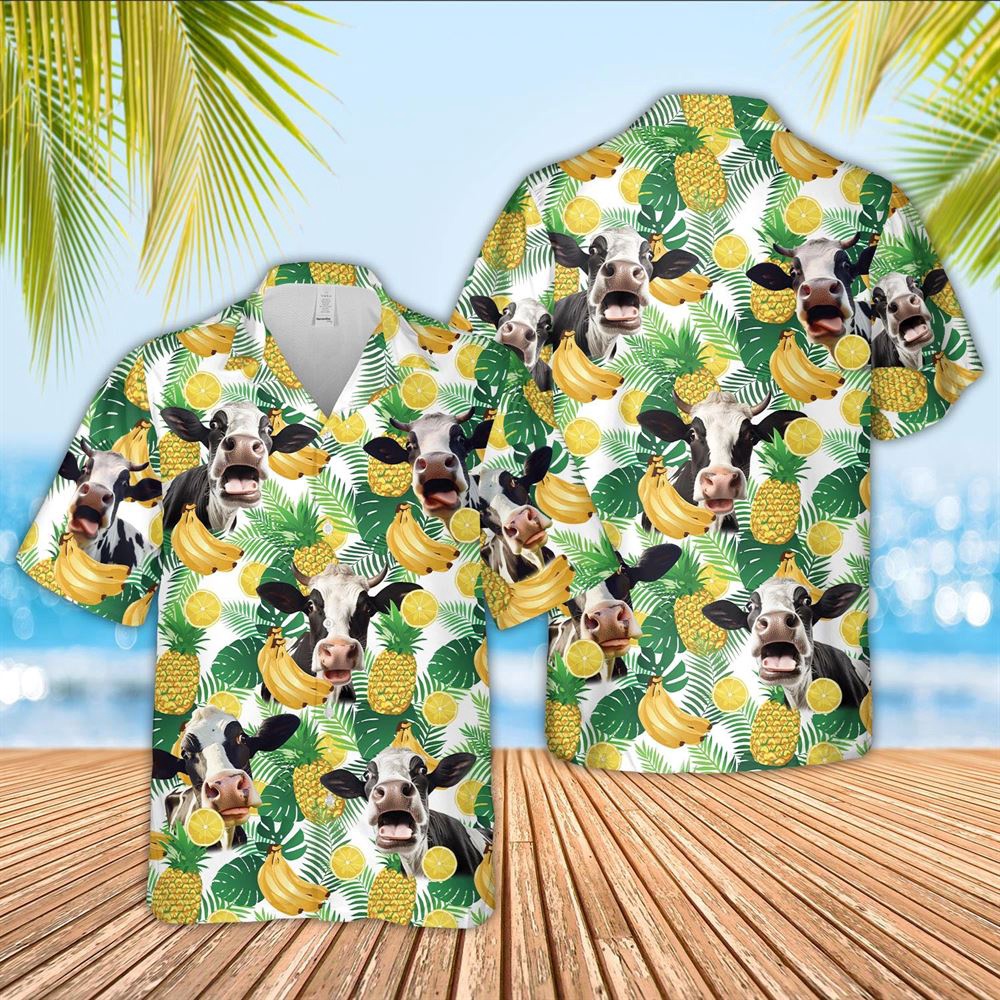 Farm Hawaiian Shirt Holstein Cattle White Tropical Fruits Pattern Hawaiian Shirt Animal Hawaiian Shirt 1 x4sc9c.jpg