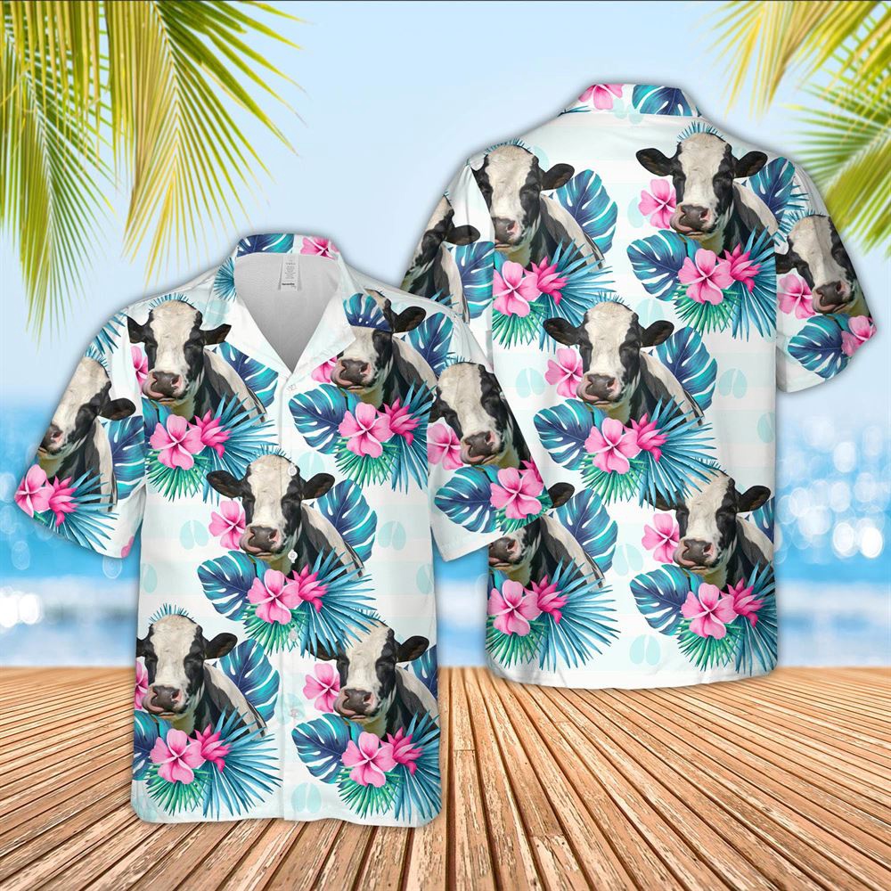 Farm Hawaiian Shirt Holstein Foot Sign Pattern 3D Hawaiian Shirt Animal Hawaiian Shirt 1 gxftdh.jpg Farm Hawaiian Shirt Holstein Foot Sign Pattern 3D Hawaiian Shirt Animal Hawaiian Shirt 1 gxftdh.jpg
