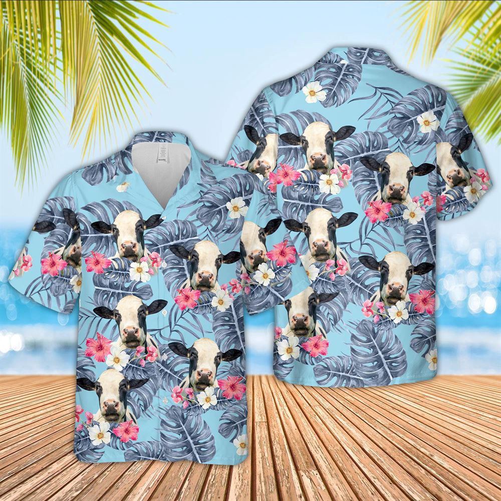 Farm Hawaiian Shirt Holstein Sierra Blue Pattern 3D Hawaiian Shirt Animal Hawaiian Shirt 1 rim7vf.jpg Farm Hawaiian Shirt Holstein Sierra Blue Pattern 3D Hawaiian Shirt Animal Hawaiian Shirt 1 rim7vf.jpg