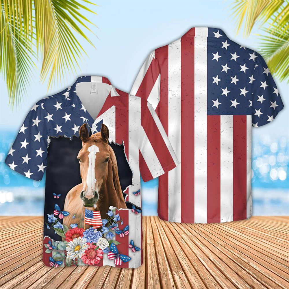 Farm Hawaiian Shirt Horse 4Th Of July 3D Hawaiian Shirt Animal Hawaiian Shirt 1 bbluan.jpg Farm Hawaiian Shirt Horse 4Th Of July 3D Hawaiian Shirt Animal Hawaiian Shirt 1 bbluan.jpg