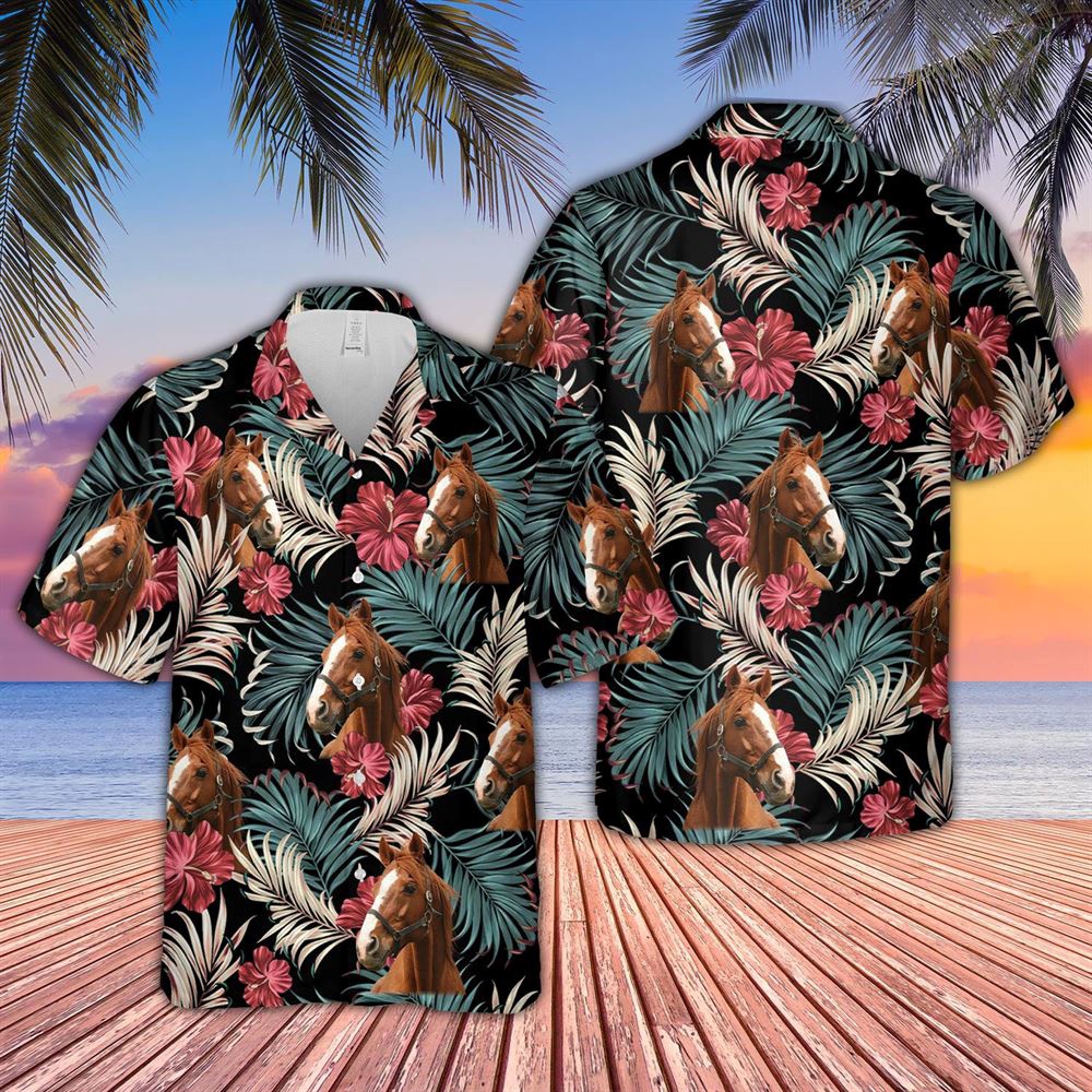 Farm Hawaiian Shirt Horse Dark Red Flowers Pattern Hawaiian Shirt Animal Hawaiian Shirt 1 yxttus.jpg Farm Hawaiian Shirt Horse Dark Red Flowers Pattern Hawaiian Shirt Animal Hawaiian Shirt 1 yxttus.jpg