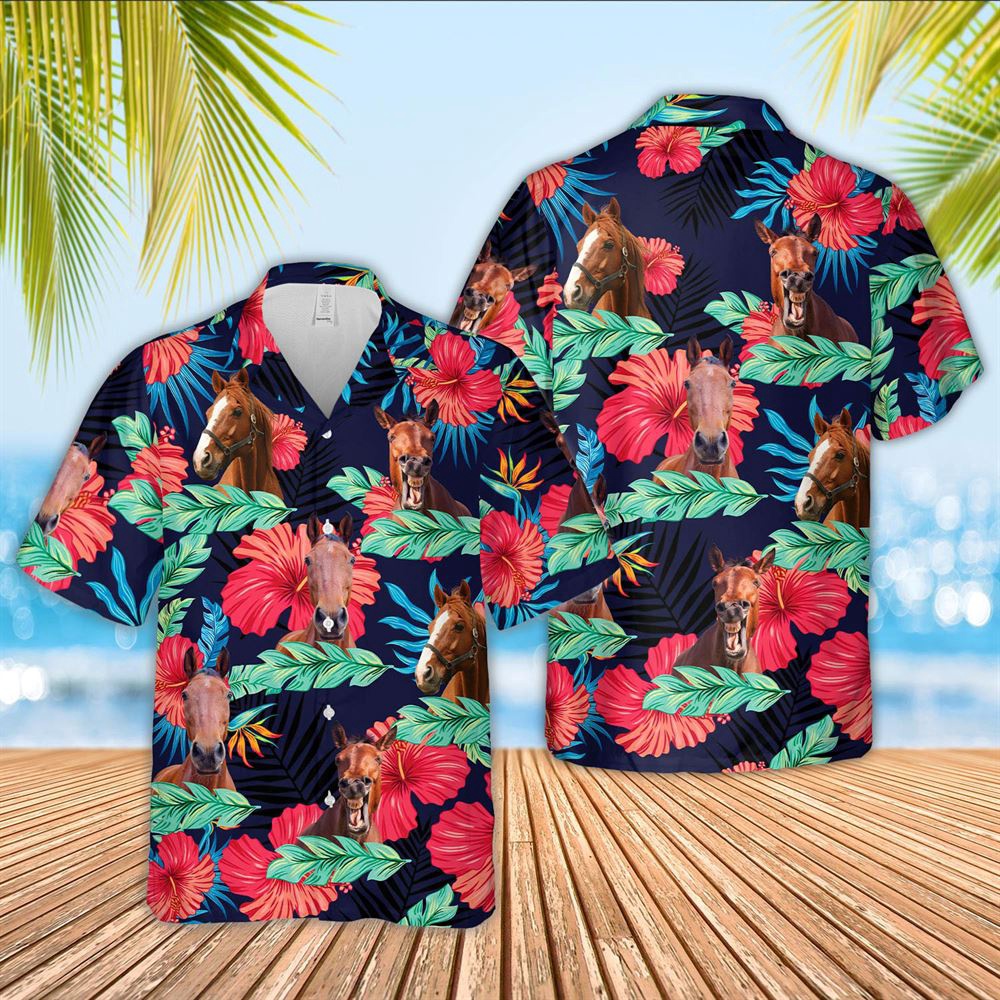 Farm Hawaiian Shirt Horse Face Tropical Pattern 3D Hawaiian Shirt Animal Hawaiian Shirt 1 ekwpy1.jpg Farm Hawaiian Shirt Horse Face Tropical Pattern 3D Hawaiian Shirt Animal Hawaiian Shirt 1 ekwpy1.jpg