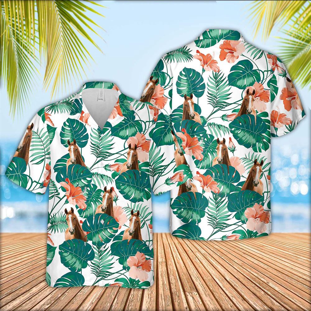 Farm Hawaiian Shirt Horse Pattern 3D Men Hawaiian Shirt Animal Hawaiian Shirt 1 vda6np.jpg