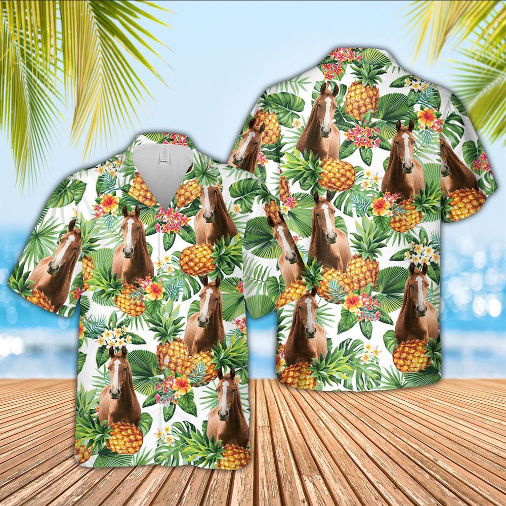 Farm Hawaiian Shirt Horse Pineapple Pattern 3D Hawaiian Shirt Animal Hawaiian Shirt 1 caqsw5.jpg Farm Hawaiian Shirt Horse Pineapple Pattern 3D Hawaiian Shirt Animal Hawaiian Shirt 1 caqsw5.jpg