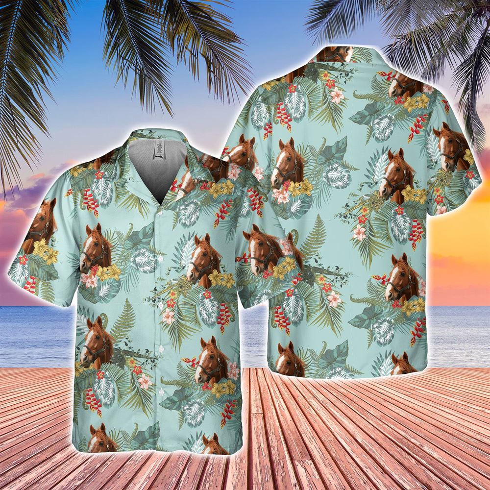 Farm Hawaiian Shirt Horse Tropical Flowers Pattern Hawaiian Shirt Animal Hawaiian Shirt 1 qsnyp4.jpg Farm Hawaiian Shirt Horse Tropical Flowers Pattern Hawaiian Shirt Animal Hawaiian Shirt 1 qsnyp4.jpg