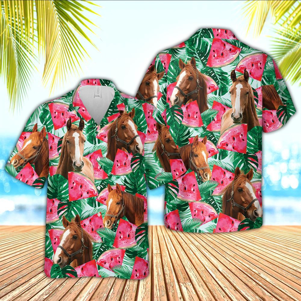 Farm Hawaiian Shirt Horse Watermelon 3D Hawaiian Shirt Animal Hawaiian Shirt 1 caxm8g.jpg