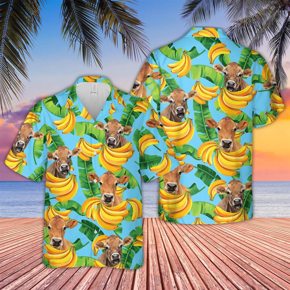 Farm Hawaiian Shirt Jersey Banana Pattern 3D Hawaiian Shirt Animal Hawaiian Shirt 1 qtphxw.jpg