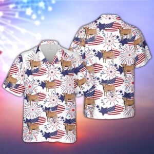 Farm Hawaiian Shirt, Jersey Happy Firework…