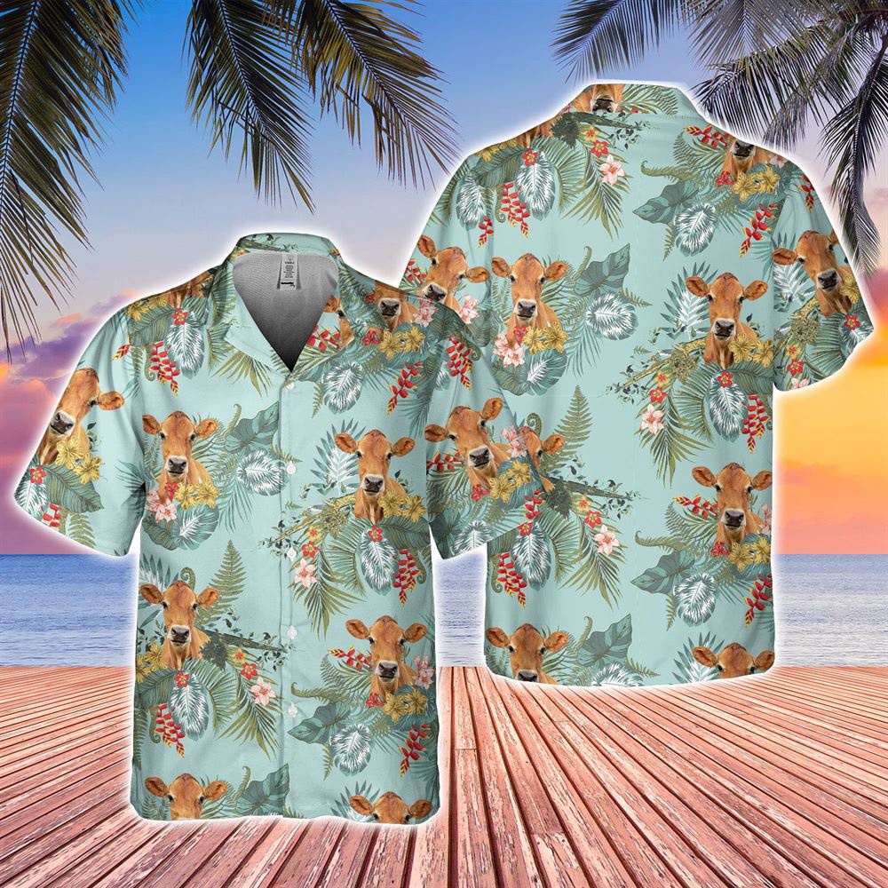 Farm Hawaiian Shirt Jersey Tropical Flowers Pattern Hawaiian Shirt Animal Hawaiian Shirt 1 cjnmub.jpg
