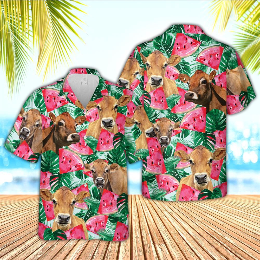 Farm Hawaiian Shirt Jersey Watermelon 3D Hawaiian Shirt Animal Hawaiian Shirt 1 e2avs8.jpg Farm Hawaiian Shirt Jersey Watermelon 3D Hawaiian Shirt Animal Hawaiian Shirt 1 e2avs8.jpg