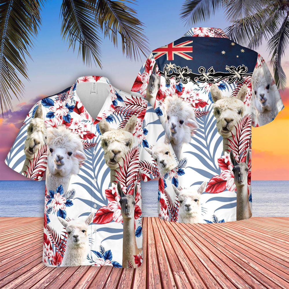 Farm Hawaiian Shirt Llama Lovers Australia Flag Hawaiian Flowers Hawaiian Shirt Animal Hawaiian Shirt 1 iocgcu.jpg Farm Hawaiian Shirt Llama Lovers Australia Flag Hawaiian Flowers Hawaiian Shirt Animal Hawaiian Shirt 1 iocgcu.jpg