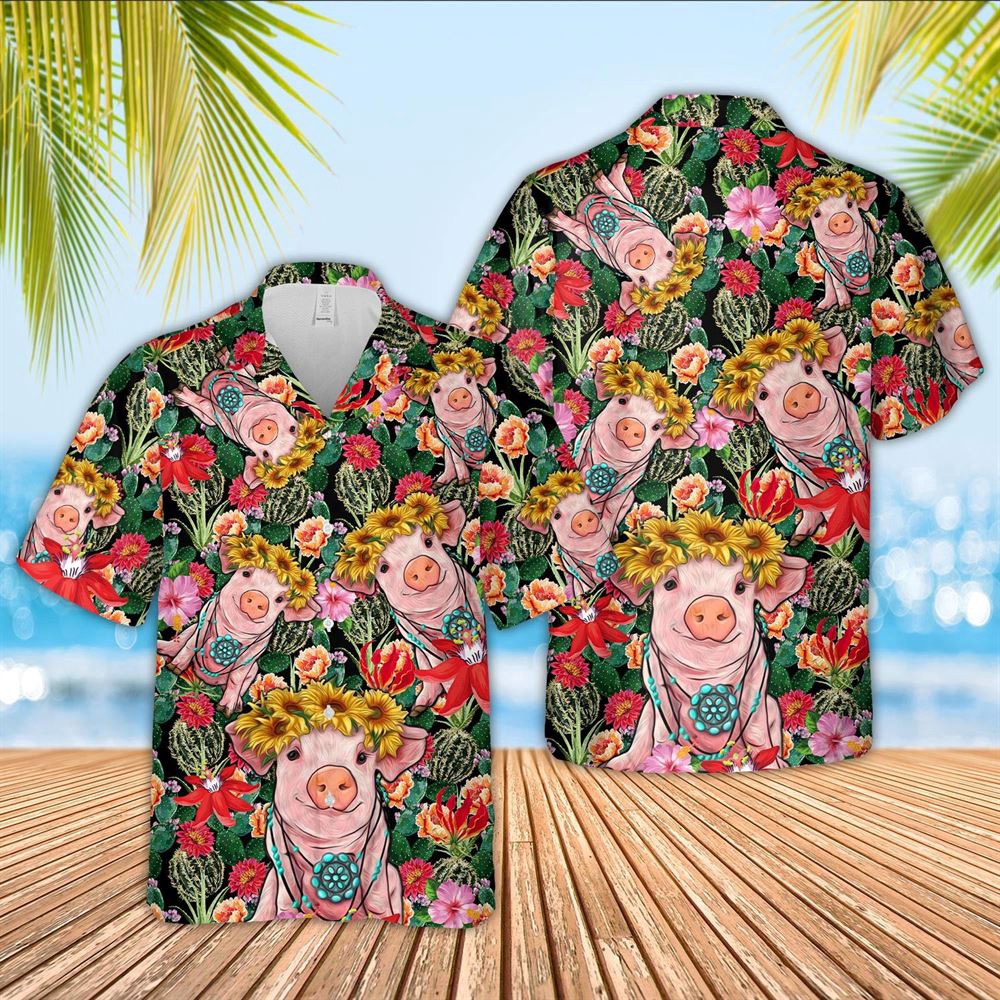 Farm Hawaiian Shirt Pig And Flower Drawing Hawaiian Shirt Animal Hawaiian Shirt 1 kq0bti.jpg Farm Hawaiian Shirt Pig And Flower Drawing Hawaiian Shirt Animal Hawaiian Shirt 1 kq0bti.jpg
