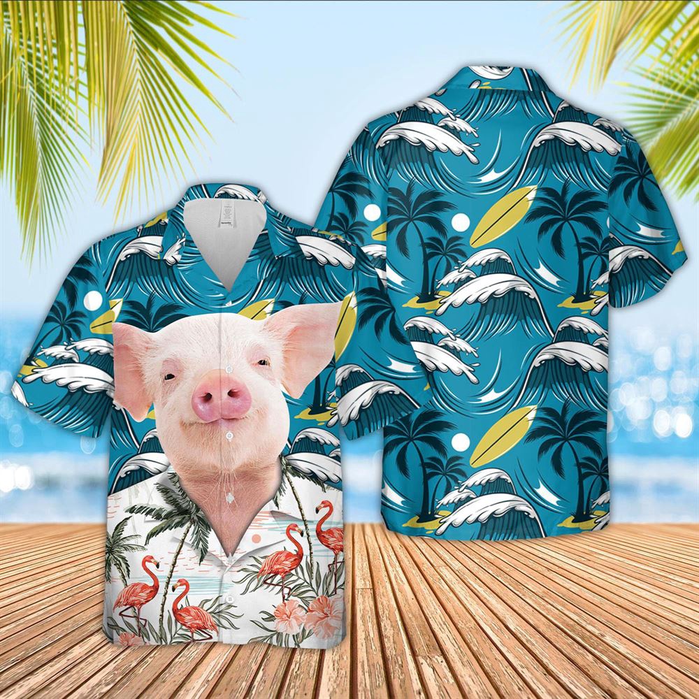Farm Hawaiian Shirt Pig Funny Hawaiian Shirt Animal Hawaiian Shirt 1 fstjnj.jpg