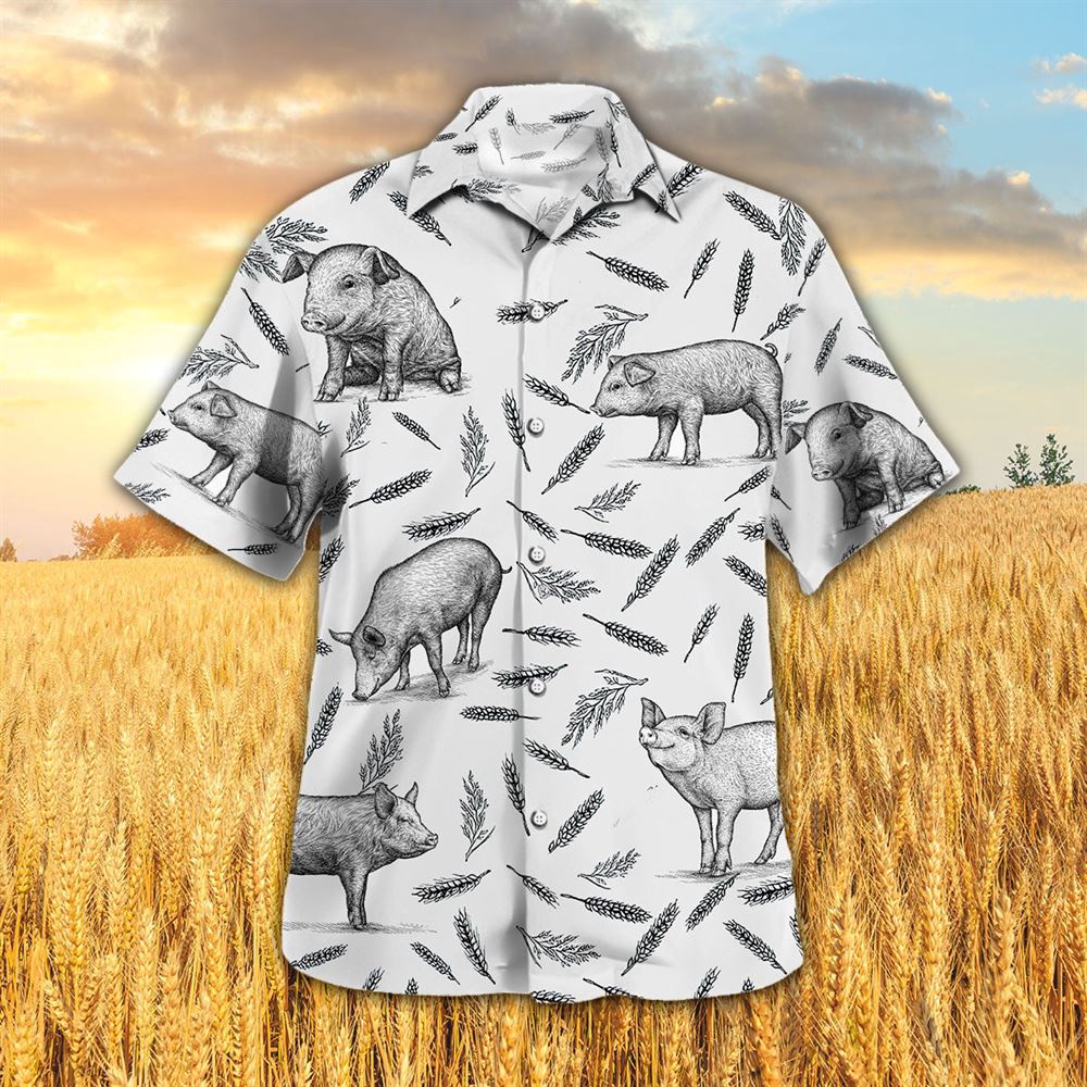 Farm Hawaiian Shirt Pig Pattern All Printed 3D Hawaiian Shirt Animal Hawaiian Shirt 1 hggx9k.jpg