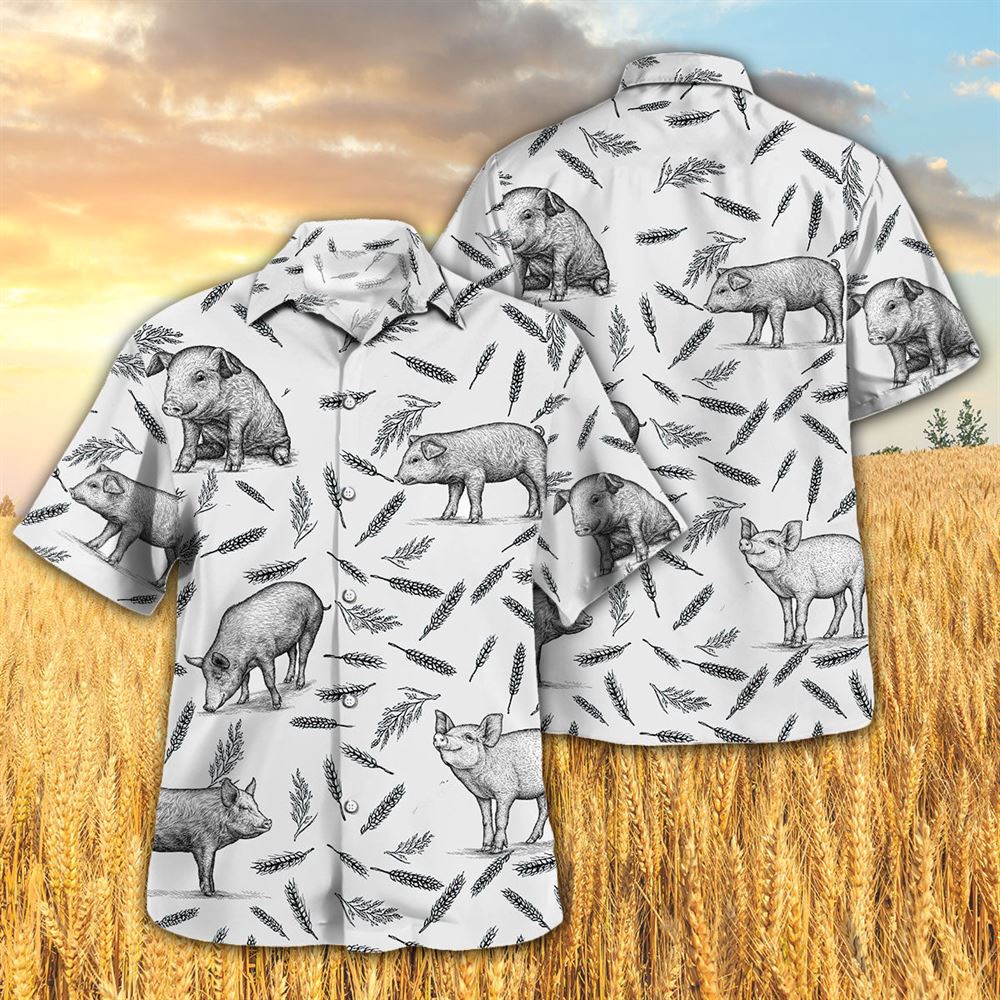 Farm Hawaiian Shirt Pig Pattern All Printed 3D Hawaiian Shirt For Men And Women Animal Hawaiian Shirt 1 gfxdpz.jpg