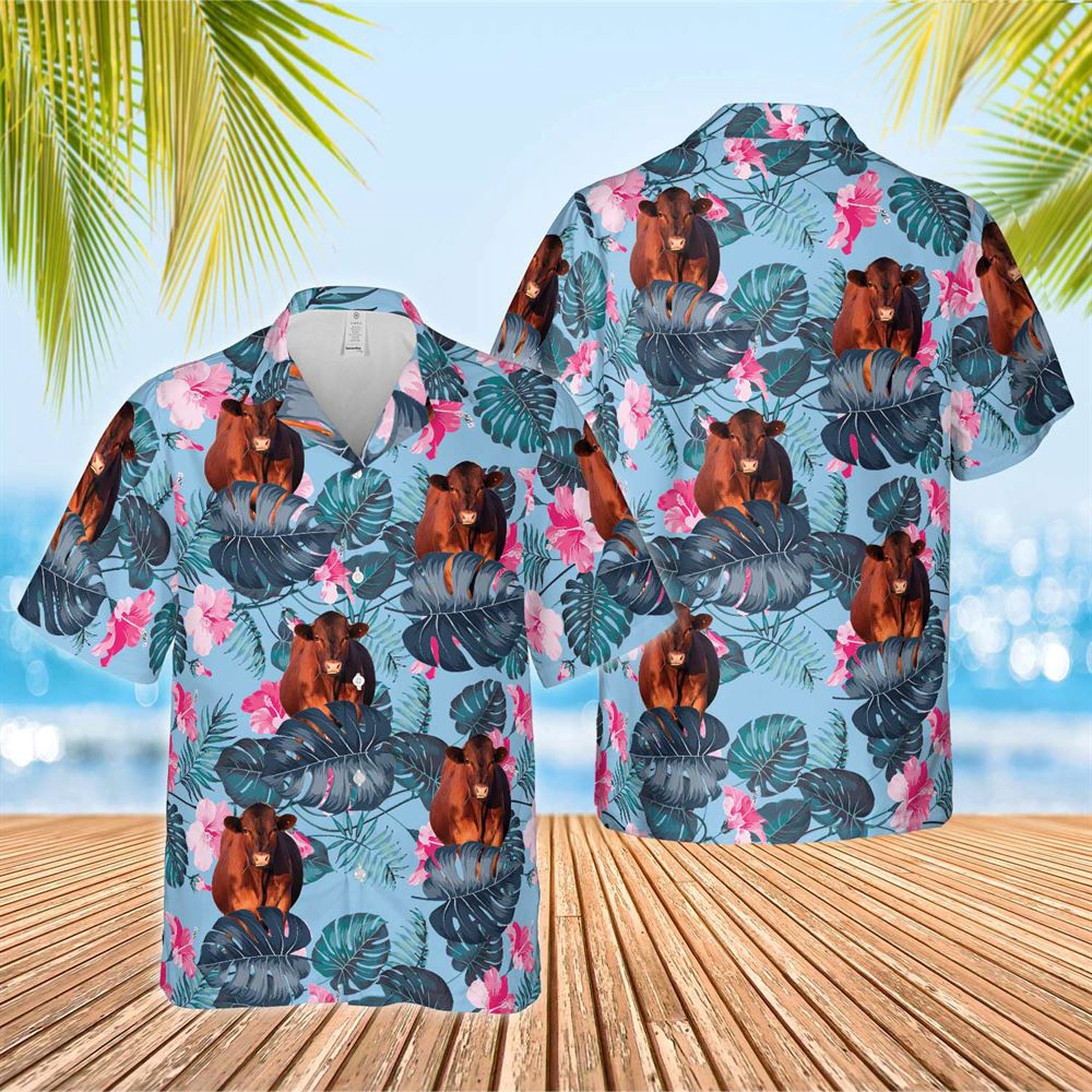 Farm Hawaiian Shirt Red Angus Blue Hibiscus Hawaiian Shirt Animal Hawaiian Shirt 1 zue5bh.jpg Farm Hawaiian Shirt Red Angus Blue Hibiscus Hawaiian Shirt Animal Hawaiian Shirt 1 zue5bh.jpg