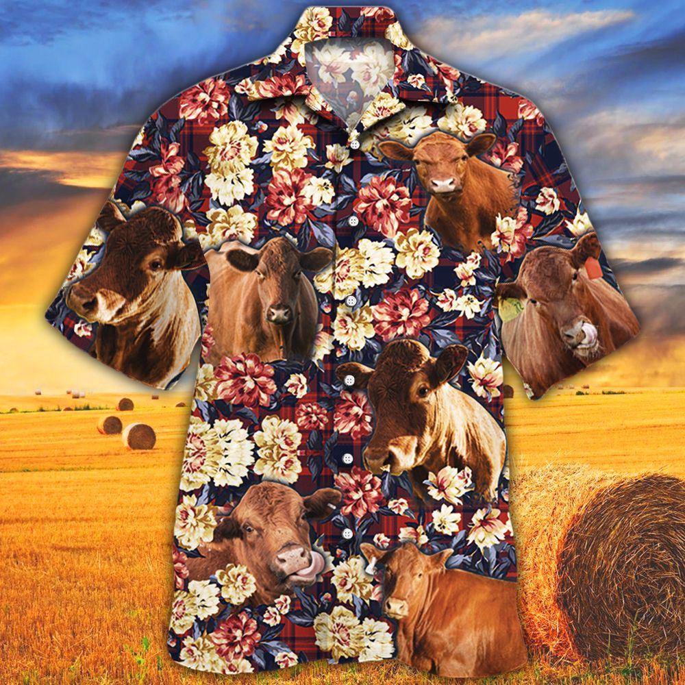 Farm Hawaiian Shirt Red Angus Cattle Red Plaid Pattern All Over Printed 3D Hawaiian Shirt Animal Hawaiian Shirt 1 aprisz.jpg Farm Hawaiian Shirt Red Angus Cattle Red Plaid Pattern All Over Printed 3D Hawaiian Shirt Animal Hawaiian Shirt 1 aprisz.jpg
