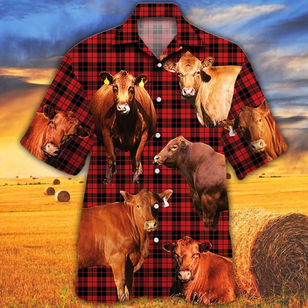 Farm Hawaiian Shirt Red Angus Cattle Red Tartan Pattern All Over Printed 3D Hawaiian Shirt Animal Hawaiian Shirt 1 j6wm3w.jpg Farm Hawaiian Shirt Red Angus Cattle Red Tartan Pattern All Over Printed 3D Hawaiian Shirt Animal Hawaiian Shirt 1 j6wm3w.jpg