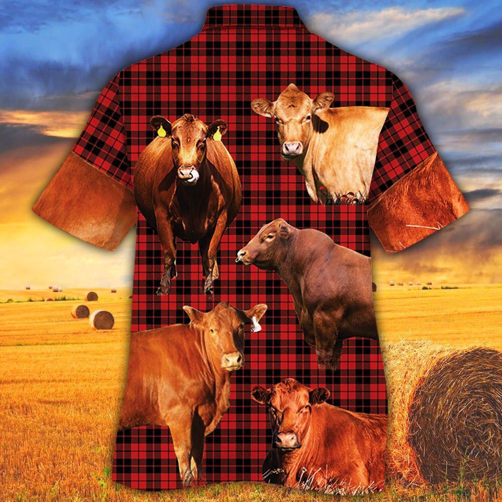 Farm Hawaiian Shirt Red Angus Cattle Red Tartan Pattern All Over Printed 3D Hawaiian Shirt Animal Hawaiian Shirt 2 zjdaye.jpg Farm Hawaiian Shirt Red Angus Cattle Red Tartan Pattern All Over Printed 3D Hawaiian Shirt Animal Hawaiian Shirt 2 zjdaye.jpg