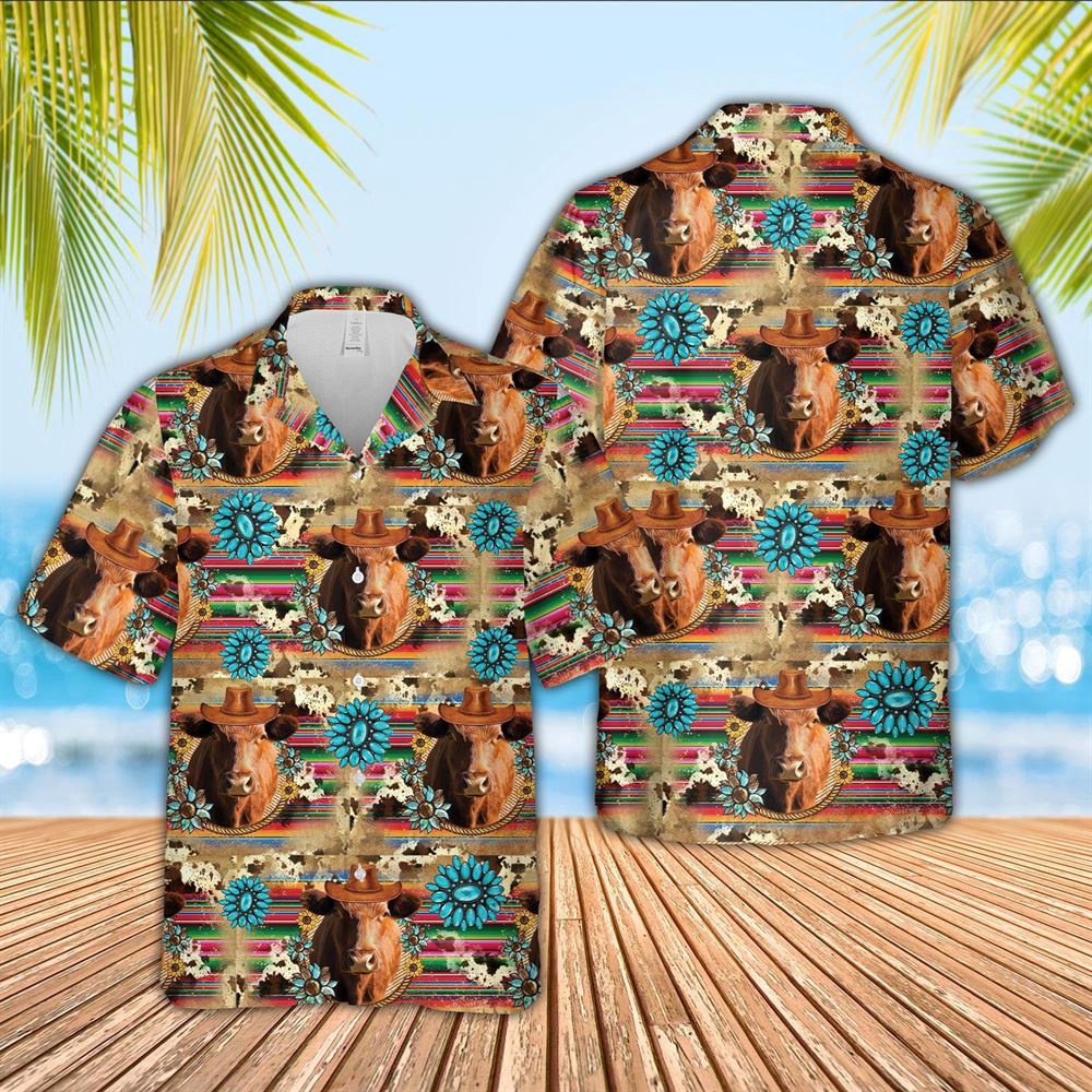 Farm Hawaiian Shirt Red Angus Cowboy Pattern 3D Hawaiian Shirt Animal Hawaiian Shirt 1 ksizu6.jpg Farm Hawaiian Shirt Red Angus Cowboy Pattern 3D Hawaiian Shirt Animal Hawaiian Shirt 1 ksizu6.jpg