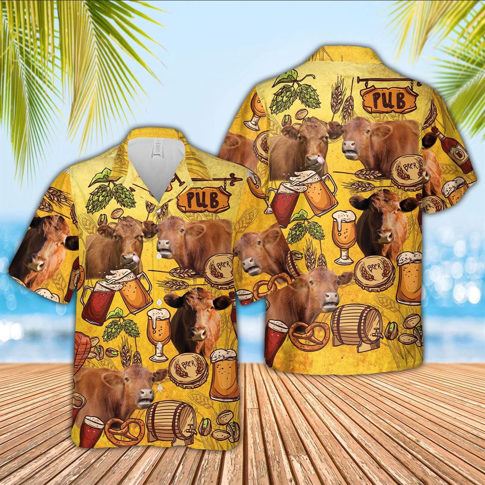 Farm Hawaiian Shirt Red Angus Drink Beer Pattern 3D Hawaiian Shirt Animal Hawaiian Shirt 1 mkjmtx.jpg Farm Hawaiian Shirt Red Angus Drink Beer Pattern 3D Hawaiian Shirt Animal Hawaiian Shirt 1 mkjmtx.jpg