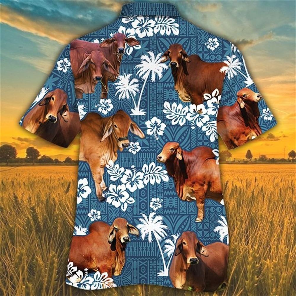 Farm Hawaiian Shirt Red Brahman Cattle Blue Tribal All Over Printed 3D Hawaiian Shirt Animal Hawaiian Shirt 2 mnmi7l.jpg Farm Hawaiian Shirt Red Brahman Cattle Blue Tribal All Over Printed 3D Hawaiian Shirt Animal Hawaiian Shirt 2 mnmi7l.jpg