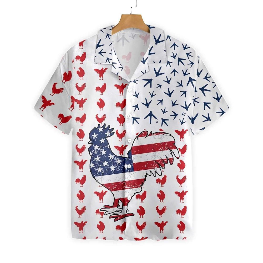 Farm Hawaiian Shirt Rooster American Flag All Printed 3D Hawaiian Shirt Animal Hawaiian Shirt 1 kjalhr.jpg
