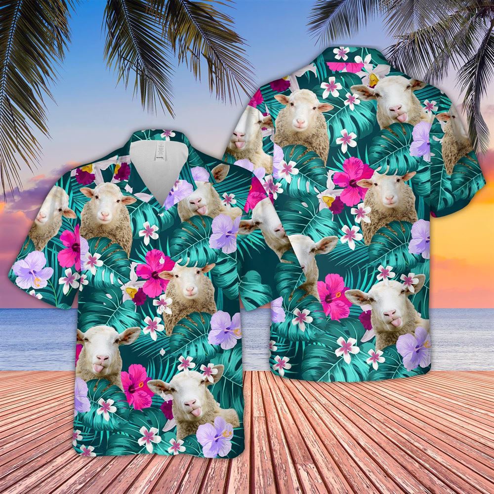 Farm Hawaiian Shirt Sheep Tropical Style 3D Hawaiian Shirt Animal Hawaiian Shirt 1 nq7ydr.jpg