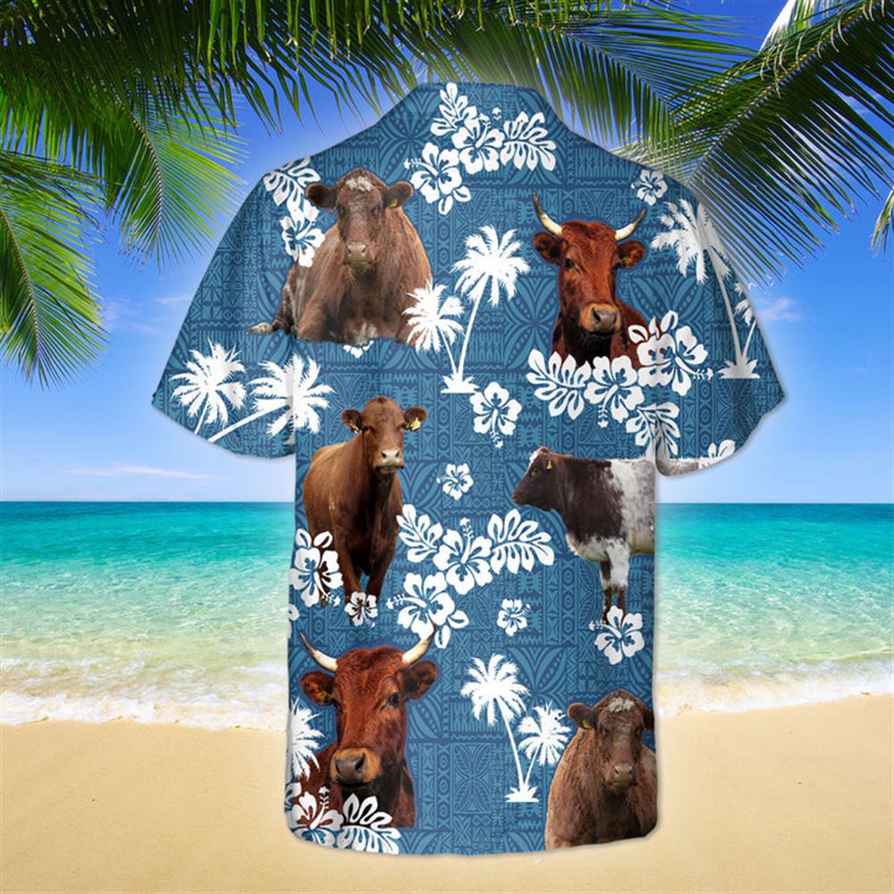 Farm Hawaiian Shirt Shorthorn Blue Tribal All Over Printed 3D Hawaiian Shirt Animal Hawaiian Shirt 2 jl7rj2.jpg