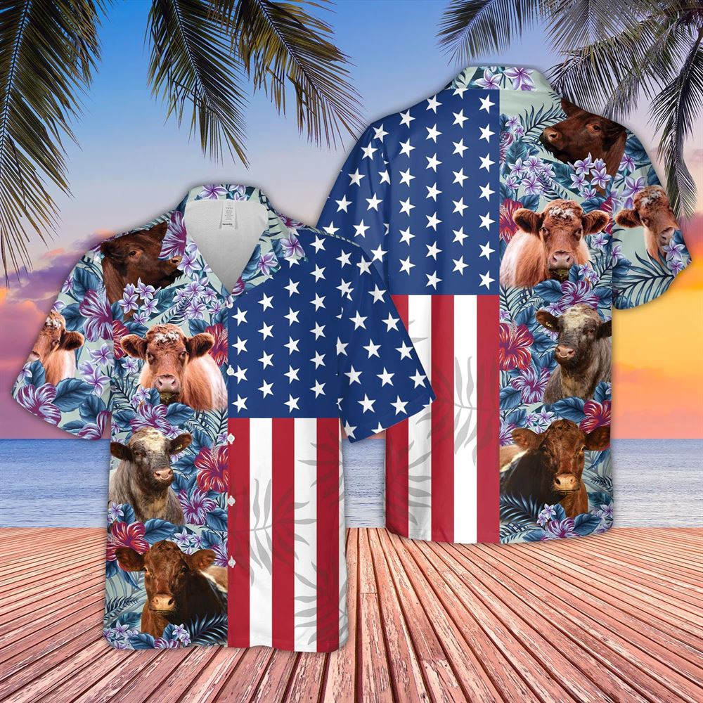 Farm Hawaiian Shirt Shorthorn Flower Pattern American 3D Hawaiian Shirt Animal Hawaiian Shirt 1 x8zutj.jpg Farm Hawaiian Shirt Shorthorn Flower Pattern American 3D Hawaiian Shirt Animal Hawaiian Shirt 1 x8zutj.jpg
