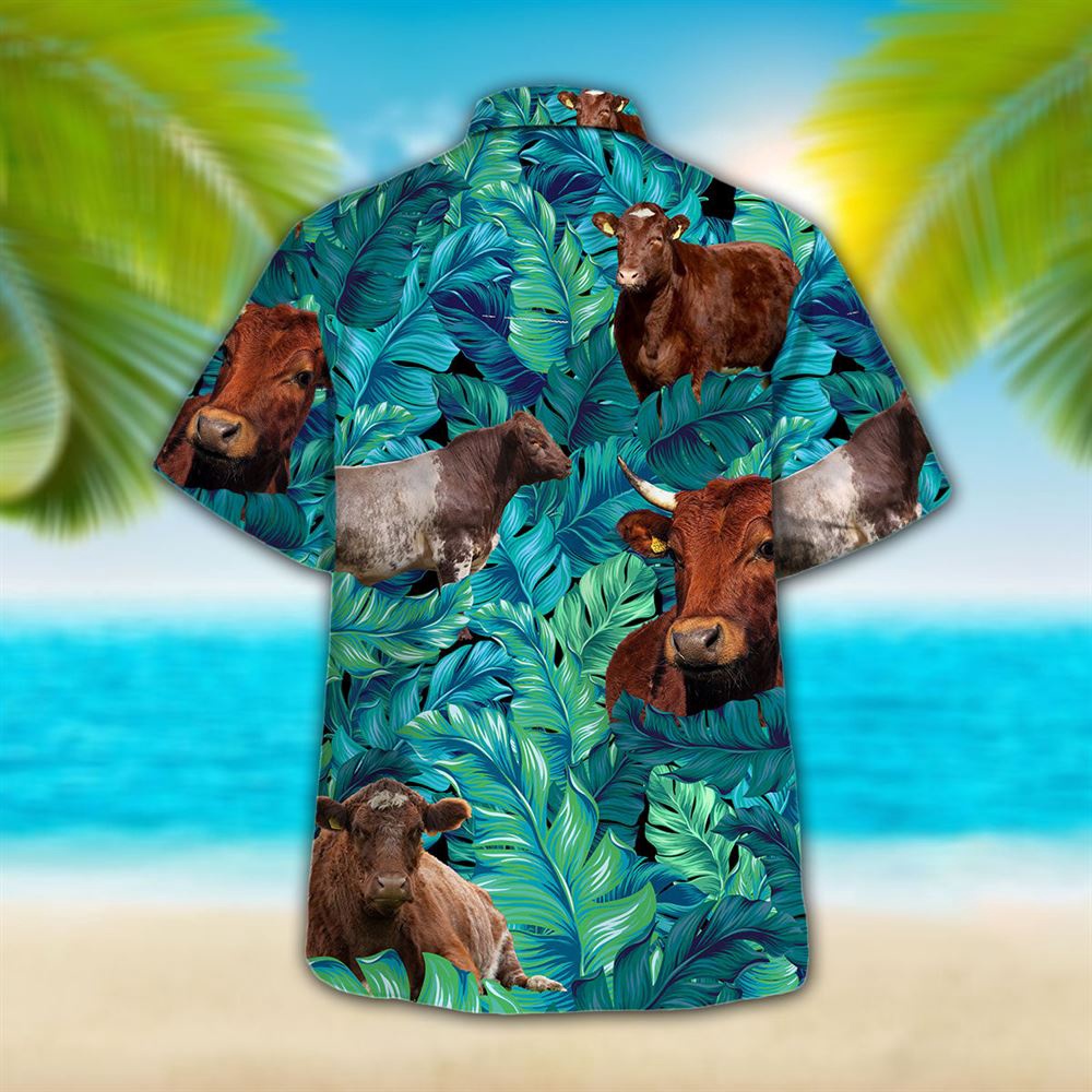 Farm Hawaiian Shirt Shorthorn Tropical Hawaiian Palm Leaves All Over Printed 3D Hawaiian Shirt Animal Hawaiian Shirt 2 quh8rg.jpg