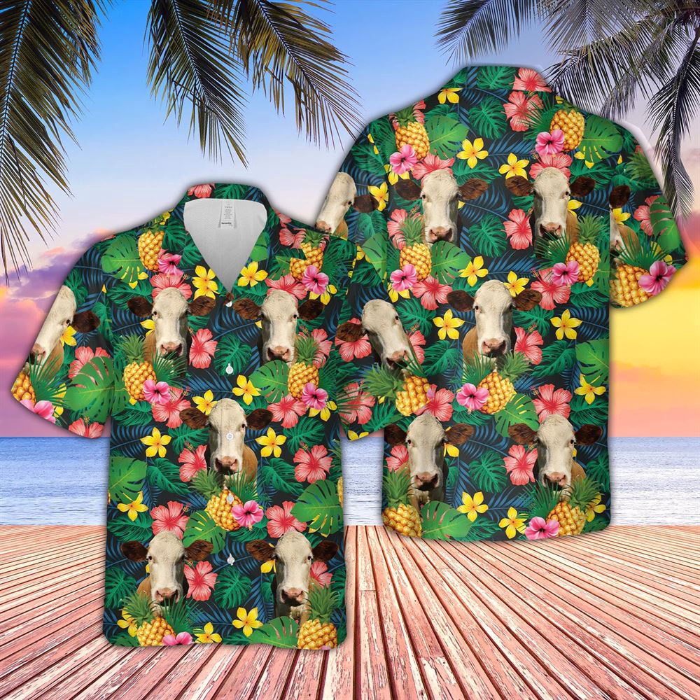 Farm Hawaiian Shirt Simmental Summer Pattern 3D Hawaiian Shirt Animal Hawaiian Shirt 1 y2wzdp.jpg Farm Hawaiian Shirt Simmental Summer Pattern 3D Hawaiian Shirt Animal Hawaiian Shirt 1 y2wzdp.jpg