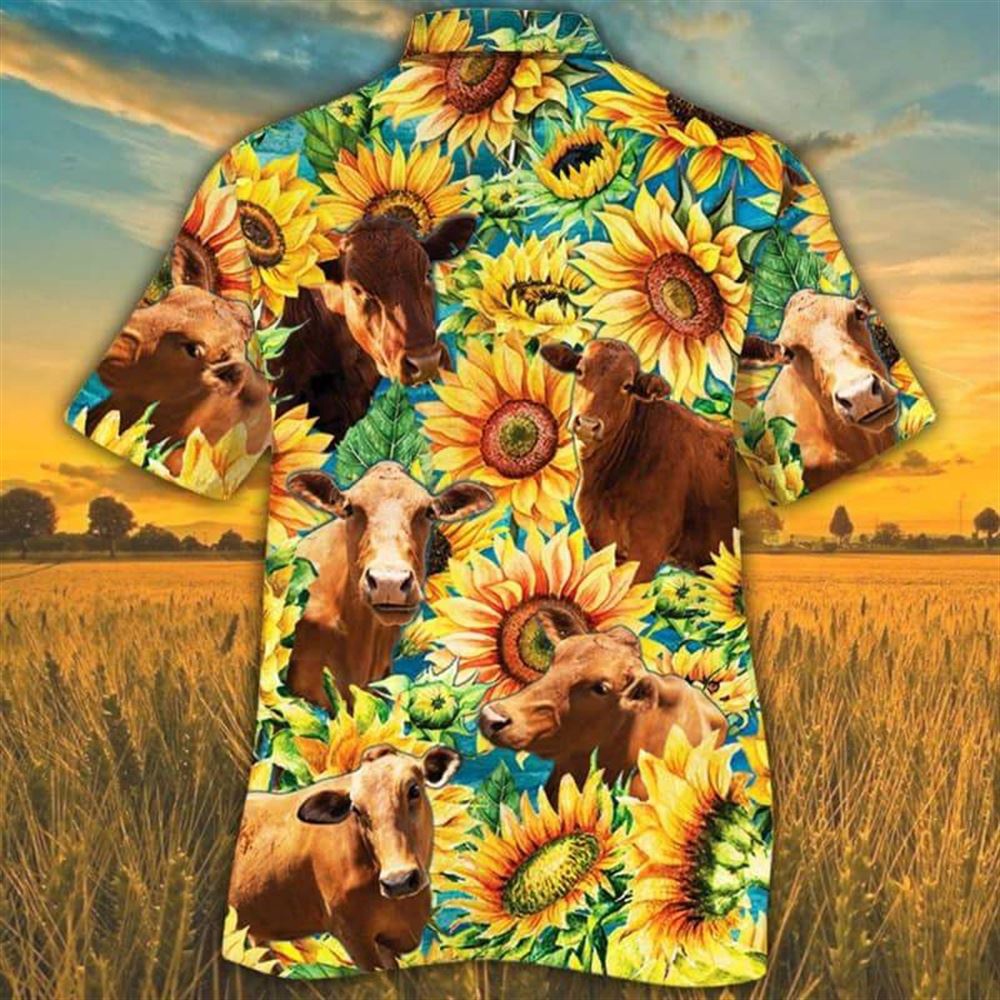 Farm Hawaiian Shirt Sunflower Beefmaster Cattle All Printed 3D Hawaiian Shirt Animal Hawaiian Shirt 2 ad7kmj.jpg Farm Hawaiian Shirt Sunflower Beefmaster Cattle All Printed 3D Hawaiian Shirt Animal Hawaiian Shirt 2 ad7kmj.jpg