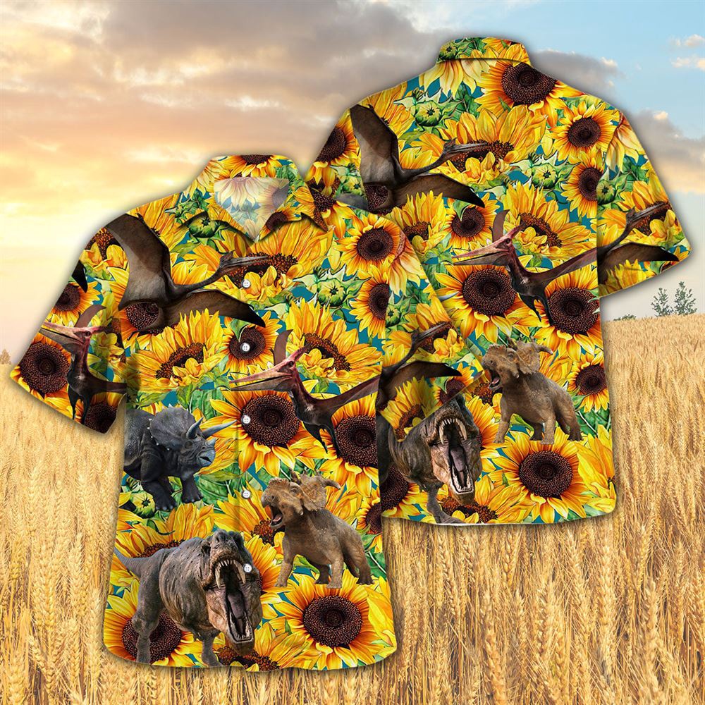 Farm Hawaiian Shirt Sunflower Dinosaur All Printed 3D Hawaiian Shirt For Men And Women Animal Hawaiian Shirt 1 kgaysb.jpg Farm Hawaiian Shirt Sunflower Dinosaur All Printed 3D Hawaiian Shirt For Men And Women Animal Hawaiian Shirt 1 kgaysb.jpg