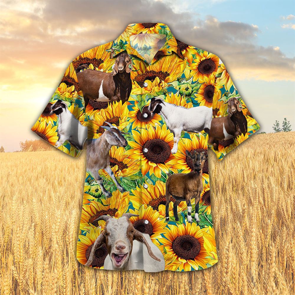 Farm Hawaiian Shirt Sunflower Goat All Printed 3D Hawaiian Shirt Animal Hawaiian Shirt 1 zo7wts.jpg Farm Hawaiian Shirt Sunflower Goat All Printed 3D Hawaiian Shirt Animal Hawaiian Shirt 1 zo7wts.jpg
