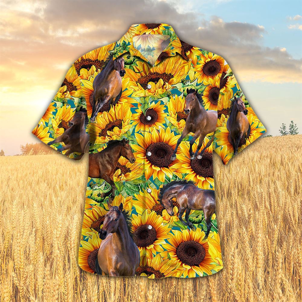 Farm Hawaiian Shirt Sunflower Horse All Printed 3D Hawaiian Shirt Animal Hawaiian Shirt 1 ajqyko.jpg Farm Hawaiian Shirt Sunflower Horse All Printed 3D Hawaiian Shirt Animal Hawaiian Shirt 1 ajqyko.jpg