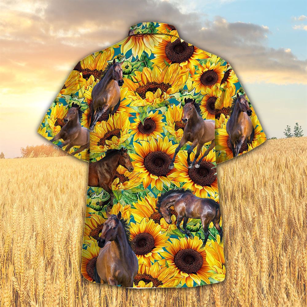 Farm Hawaiian Shirt Sunflower Horse All Printed 3D Hawaiian Shirt Animal Hawaiian Shirt 2 vjerws.jpg Farm Hawaiian Shirt Sunflower Horse All Printed 3D Hawaiian Shirt Animal Hawaiian Shirt 2 vjerws.jpg