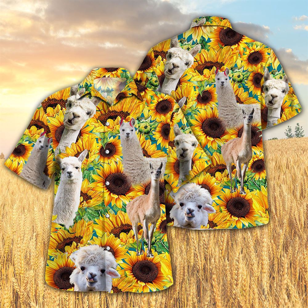 Farm Hawaiian Shirt Sunflower Llama All Printed 3D Hawaiian Shirt For Men And Women Animal Hawaiian Shirt 1 xm6qly.jpg