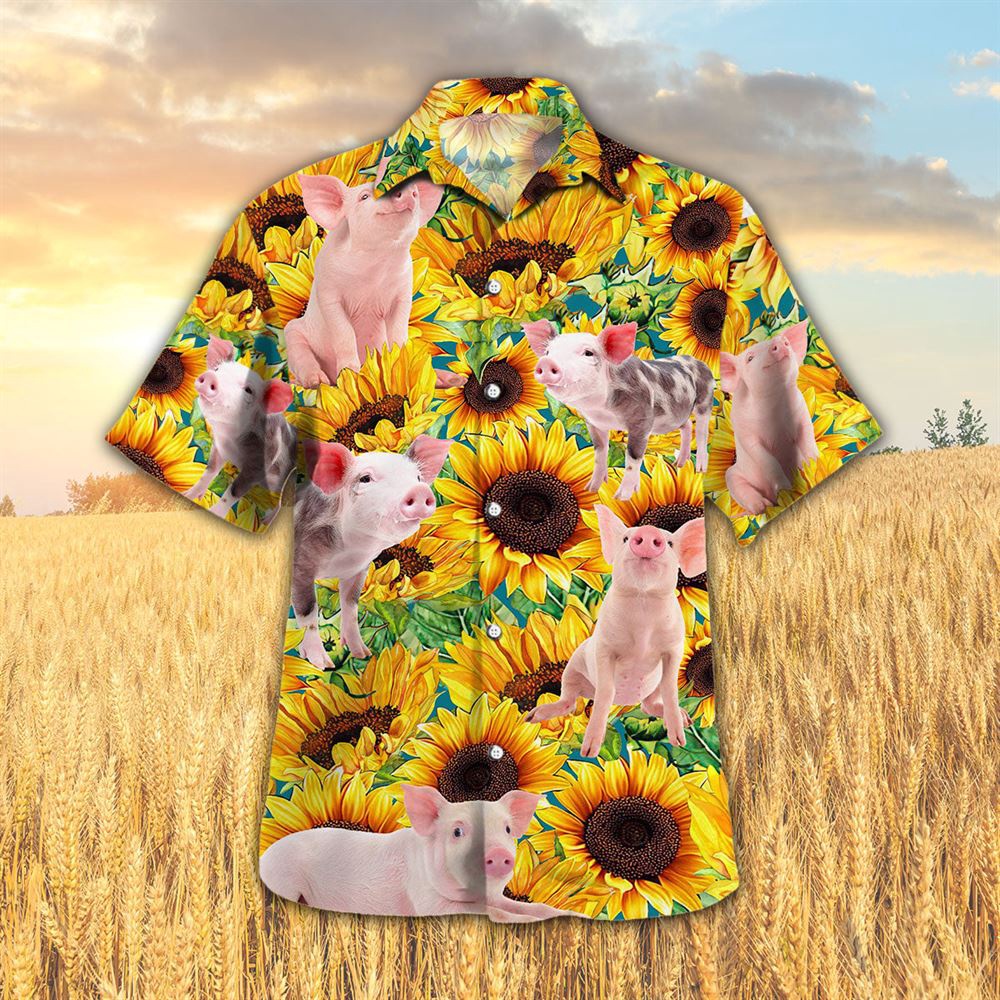 Farm Hawaiian Shirt Sunflower Pig All Printed 3D Hawaiian Shirt Animal Hawaiian Shirt 1 zfzofo.jpg Farm Hawaiian Shirt Sunflower Pig All Printed 3D Hawaiian Shirt Animal Hawaiian Shirt 1 zfzofo.jpg