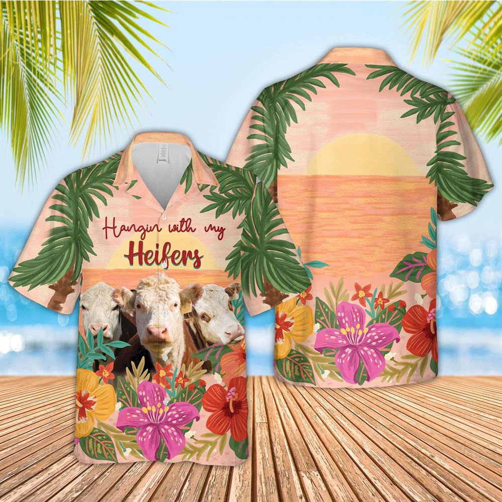 Farm Hawaiian Shirt Triple Hereford Hawaiian Shirt Animal Hawaiian Shirt 1 w5p9do.jpg